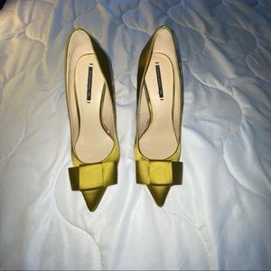 Zara green heels